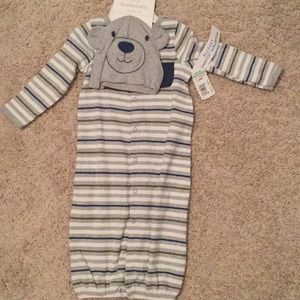 NWT Baby boy 0-3 mo sleep sack set